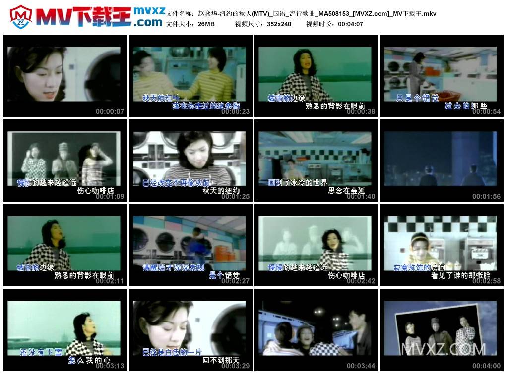 赵咏华-纽约的秋天(MTV)_国语_流行歌曲_MA508153